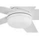 Astrea 52 inch Matte White with Matte White/Blonde Maple Reversible Blades Ceiling Fan
